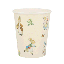 Vasos Peter Rabbit y Amigos. Pack 12 unidades