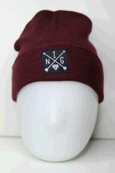 Beanie very red Ingeborg