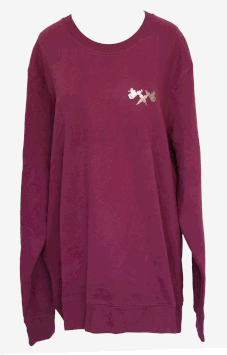 Männer Sweatshirt Bordeaux