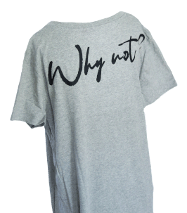 Longhirt grau Why not?