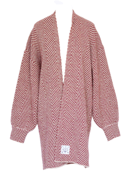 Cardigan red Streifen