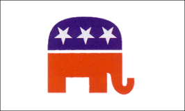 US Republican Party Flag