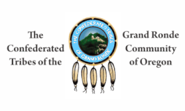 Confederated Tribes of the Grand Ronde Community of Oregon Flag