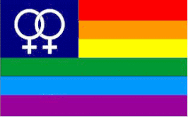 Lesbian LGBT Pride Flag