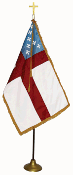 Episcopal Church Flag Set with Oak Pole