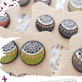 OHRSTECKER "MANDALA DOTTED"