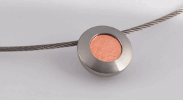 Anhänger "Colour" - Rotgold 585/-