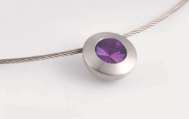 Anhänger "Colour" - Kunzit Amethystfarben