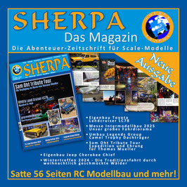 Zeitschrift "SHERPA Das Magazin" Ausgabe 2025