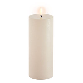 UYUNI LED pillar candle, Vanilla, Rustic, 7,8x20 cm