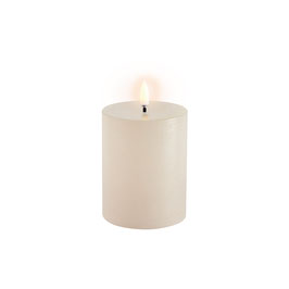 UYUNI LED pillar candle, Vanilla, Rustic, 7,8x10 cm