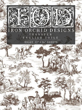 ENGLISH TOILE - IRON ORCHID DESIGNS, TRANSFER