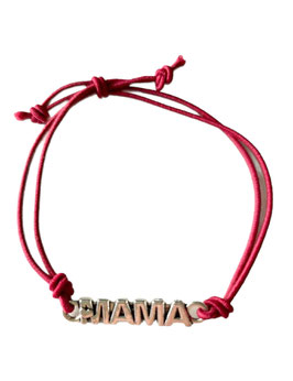 Pulsera MAMÁ |  plateada