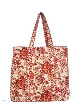 BOLSA TOTE BAG | flores teja