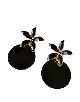 Pendientes Black magnolia