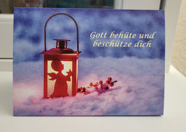 Aufstellkarte - Gott behüte und beschütze dich