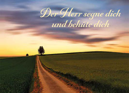 Segenskärtchen - Der Herr segne dich