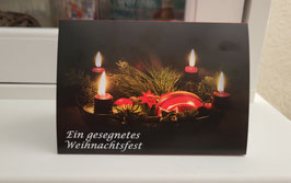 Aufstellkarte - Adventskranz