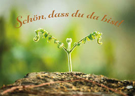 Segenskärtchen - Schön, dass du da bist