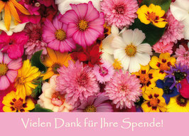 Spendenkarte - Blumenstrauß