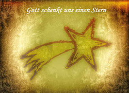 Segenskärtchen Stern