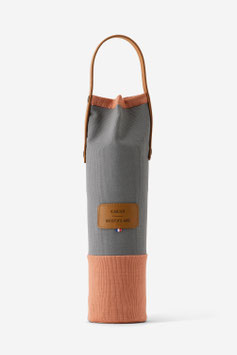 Sac à bouteille isotherme rosé