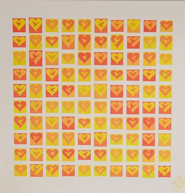 Agnes Beleznay: 100 Phoenix with Hearts
