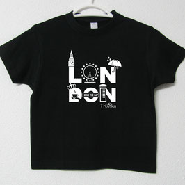 London T-shirt | Black Colour