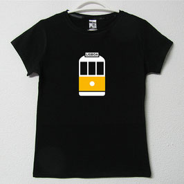 Tram 28 Woman T-shirt | Black Colour