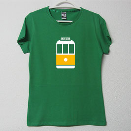 Tram 28 Woman T-shirt | Green Colour