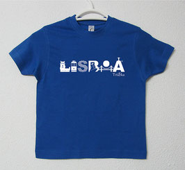 T-shirt Lisboa | Cor Azul Royal