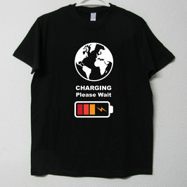T-shirt Charging | Cor Preto