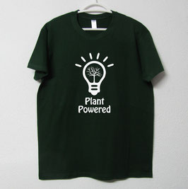 T-shirt Plant Powered | Cor Verde garrafa