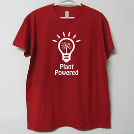 Plant Powered T-shirt | Red Colour