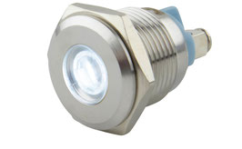 LED-Kontrollleuchte M16x1, 6-24V, weiß leuchtend
