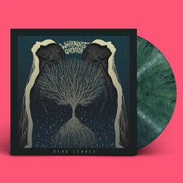 WHITE NOISE GENERATOR - DEAD LEAVES - blue yellow transparent marbled 12" vinyl record