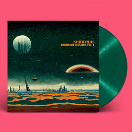 SPLITTERZELLE - DRUMHARD SESSIONS VOL. I - dark turquoise 12" vinyl record