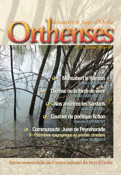 ORTHENSES N°21 - Janvier 2013