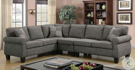 Sala Seccional Modular Color Gris Oscuro FOA-RHN