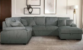 Sala Seccional Modular Color Gris MG-8200