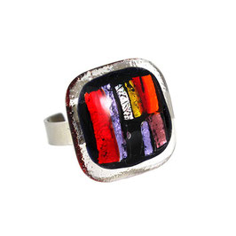 Glasschmuck-Ring "Art and Style"