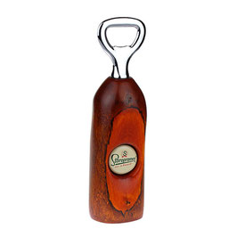 Flaschenöffner aus Holz "Sculptura | Staropramen | braun-orange"