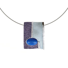 Collier "Sky | blau-grau"