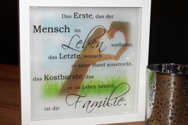 Das kostbarste ist die Familie mit Hintergrund Bild