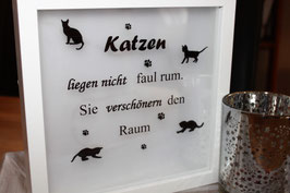 Katzen liegen nicht faul rum