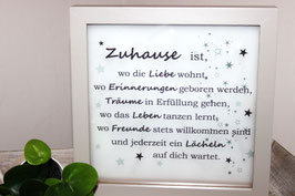 Zuhause ist, wo die Liebe wohnt
