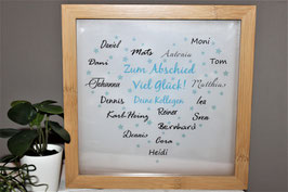 ♥ Herz aus Namen - DANKE -