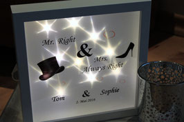 Hochzeit Mr. Right & Mrs. Always Right