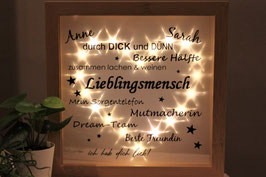 Beste Freundin♥Lieblingsmensch♥ mit Ihren Namen
