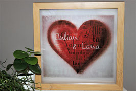 rotes Herz zum Valentinstag